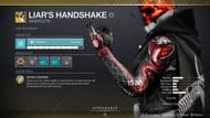 Liar's Handshake (Image via Destiny 2)